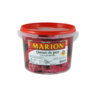 Queues de porc Marion en sceau