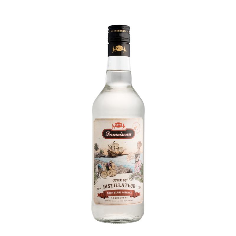 Rhum Blanc DAMOISEAU - CUVÉE DISTILLATEUR - 55° - 70CL