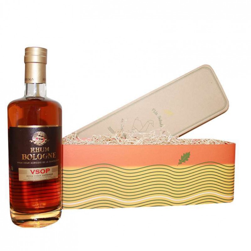 Rhum vieux "BOLOGNE" VSOP 42° 70cl en Coffret