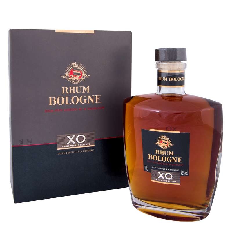 Rhum vieux "BOLOGNE" XO vieille réserve 42° 70cl
