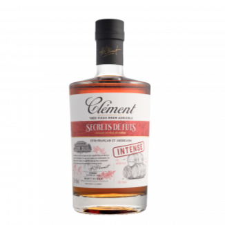 Rhum Clément Vieux Secrets de fûts - Intense 41,4° 70cl ORIGINE DU PRODUIT: Avec cette gamme "Secrets de Fûts", Robert