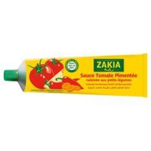 Sauce tomate pimentée halal 180g Zakia