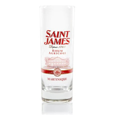 Verre à Rhum SAINT JAMES – Verres à planteur rouge 6x25cl - Martinique