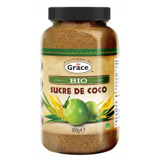 Sucre de coco Bio Grace 450ml