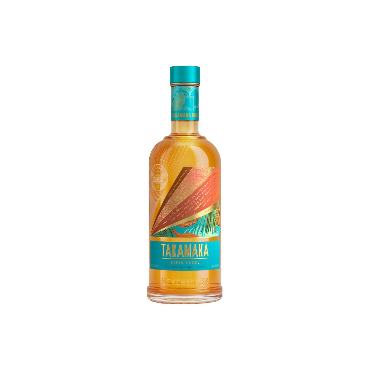 Rhum Vieux TAKAMAKA ZEPIS KREOL - 43° - 70CL