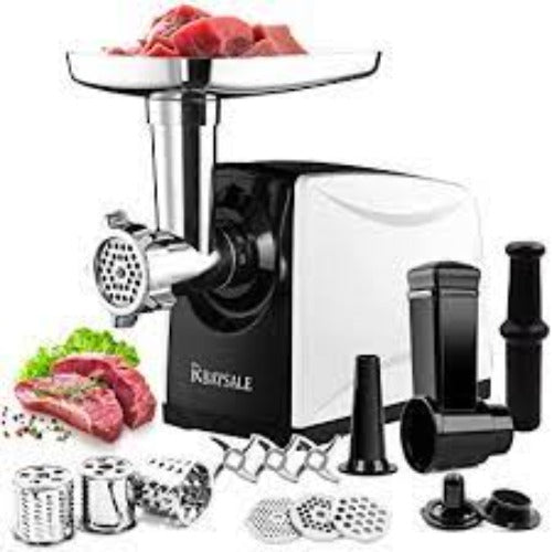 Hachoir à Viande Électrique, RBAYSALE 4 en 1 1200W Max