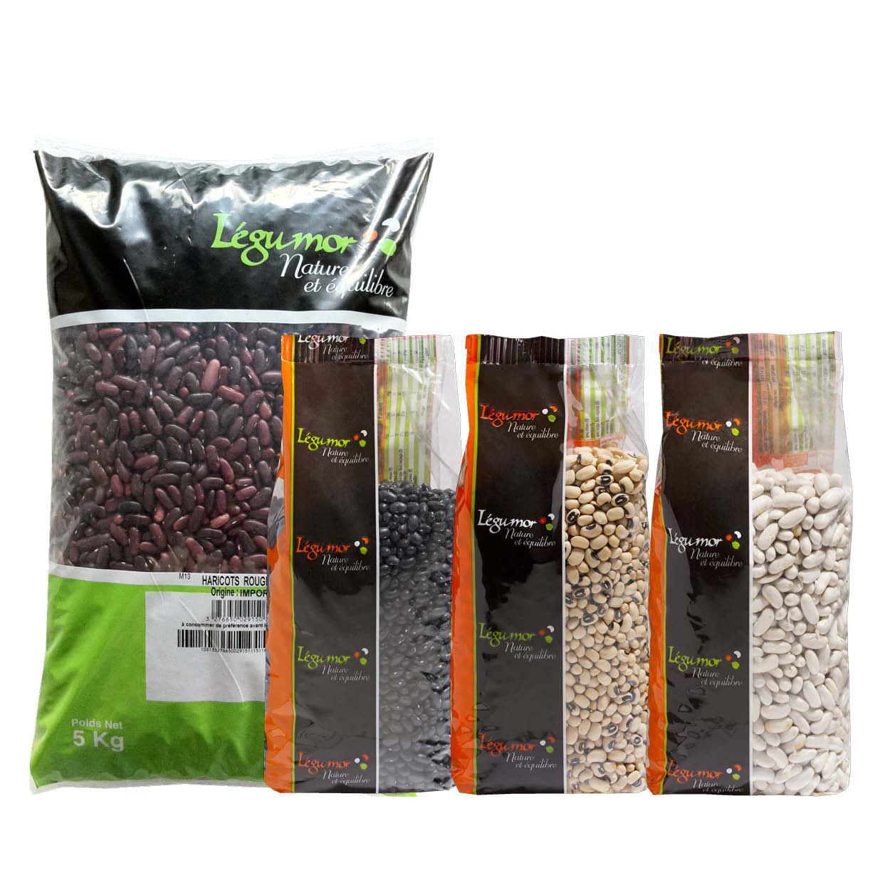 Haricots noir 1kg Légumor