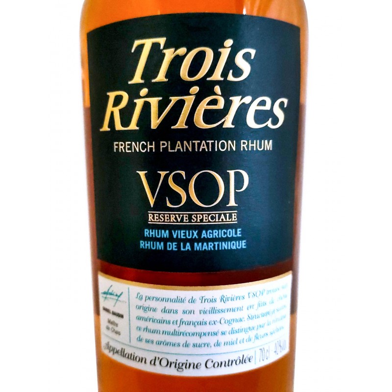 Rhum vieux Trois Rivières VSOP 70cl 40°