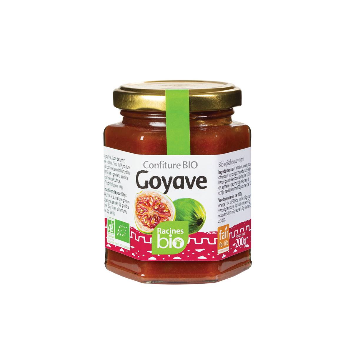 Confiture de Goyaves Bio 200g RACINES