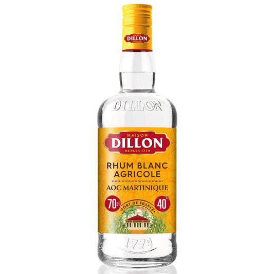 Rhum agricole Dillon Médaillé d'argent 40° 70cl