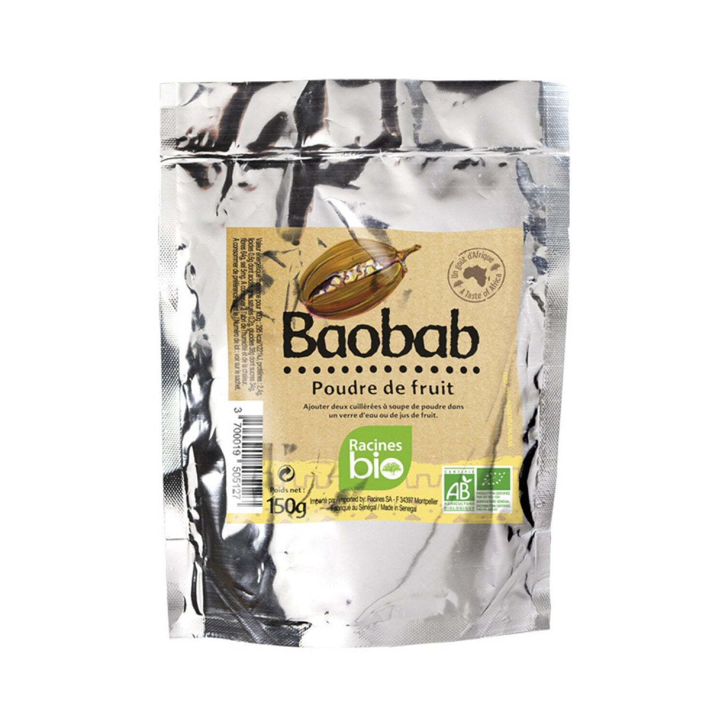 Poudre de Baobab Bio Racines 150g