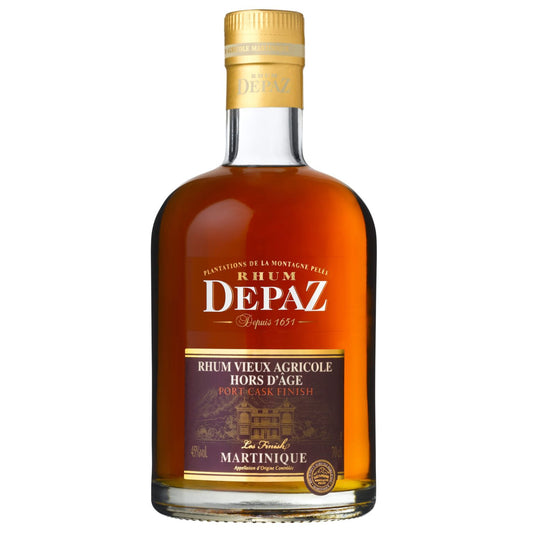 Rhum vieux Depaz hors d'âge - Port Cask finish - 70cl - 45°