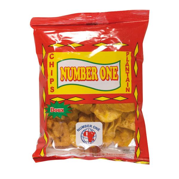 Chips banane plantain Number One 85g