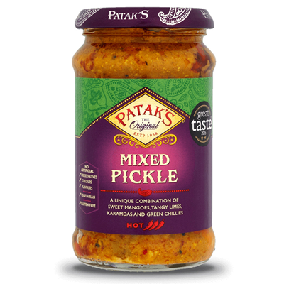 Pickles mélange indien sauce très épicé 250ml Patak's