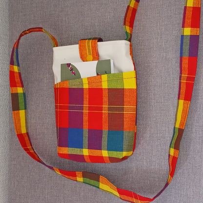 Sac Bandoulière Madras Antilles sur tarn