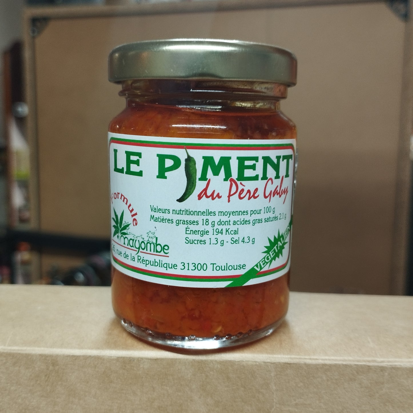 Purée de piment doux végétarien Père Gaby 90g