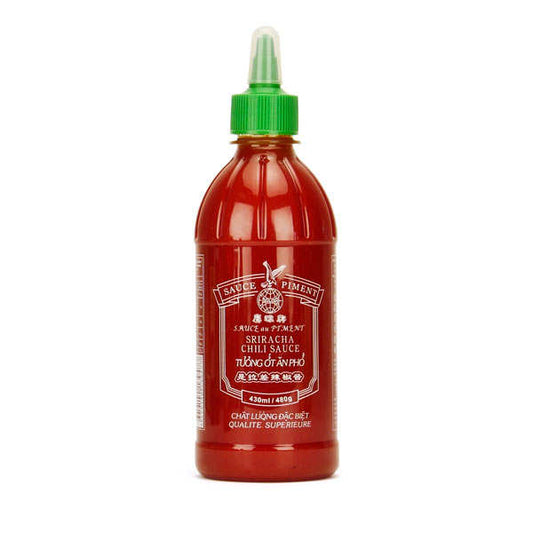 Sauce Chili pimentée SRIRACHA 430ml (sauce chinoise)