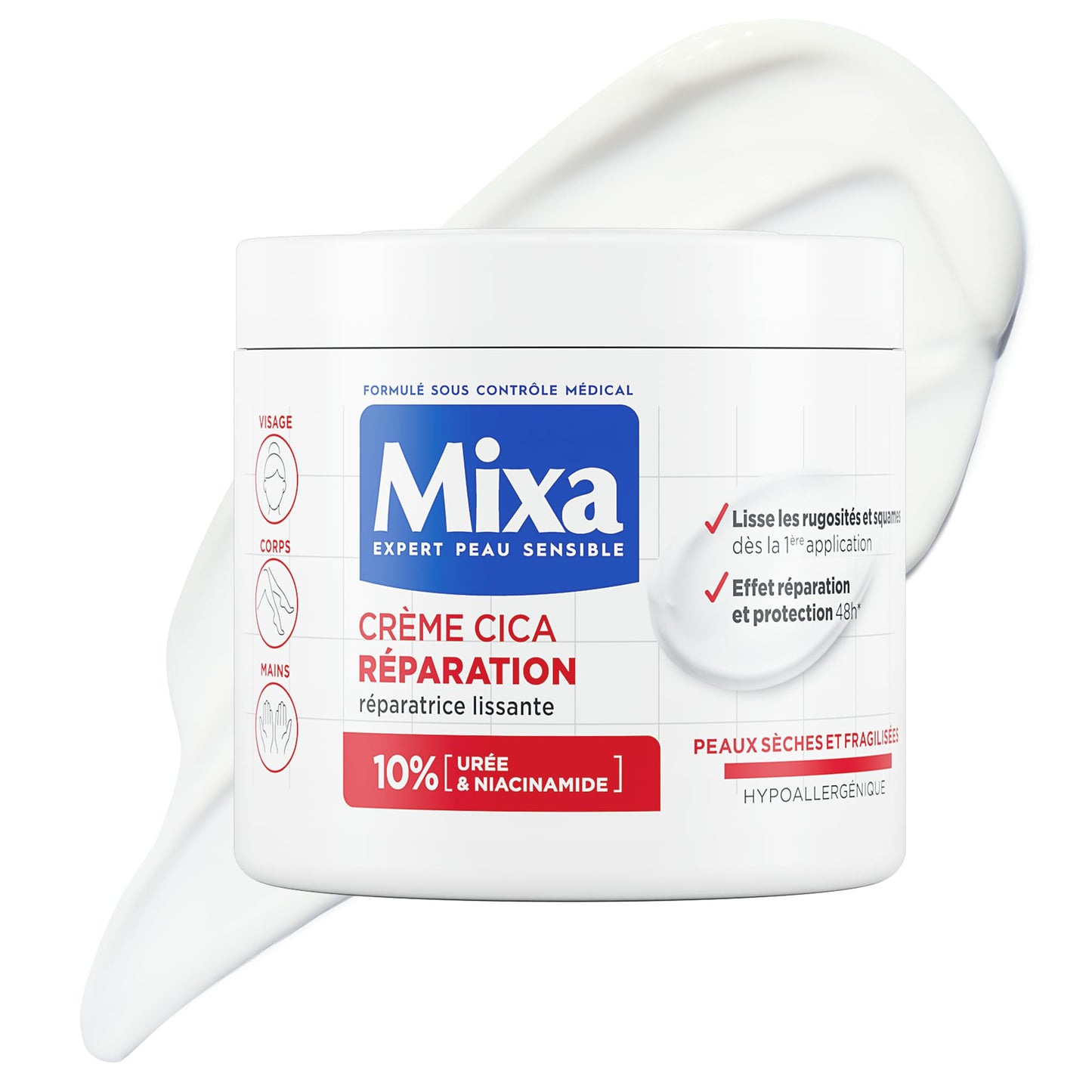 Crème réparation CICA Mixa