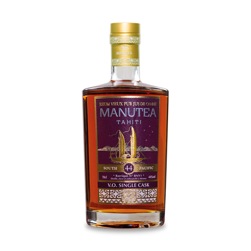 Rhum Vieux MANUTEA Banyuls Single Cask 44° 70 cl Polynésie Française