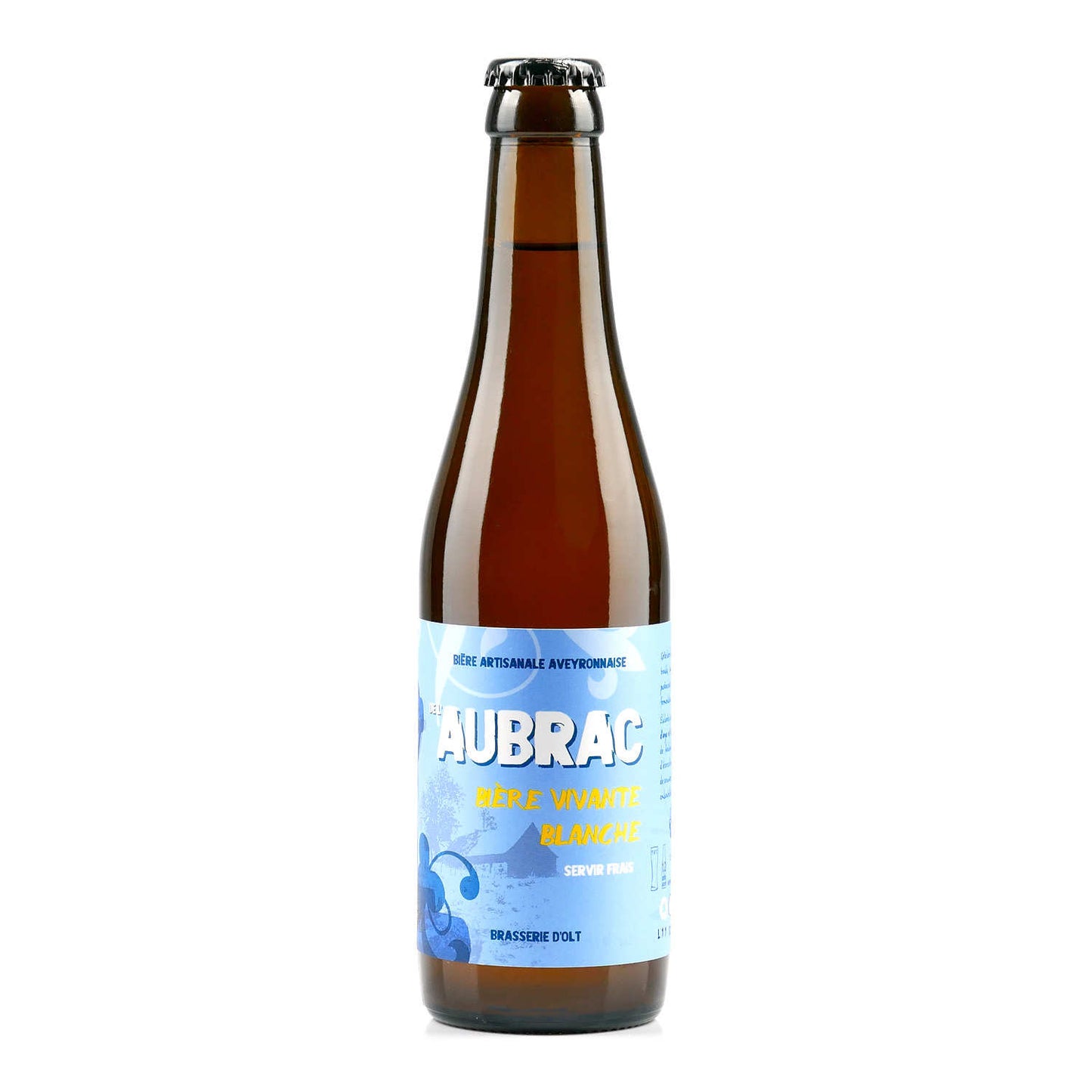 Bière blanche de l'Aubrac de la Brasserie d'Olt - 4.5%