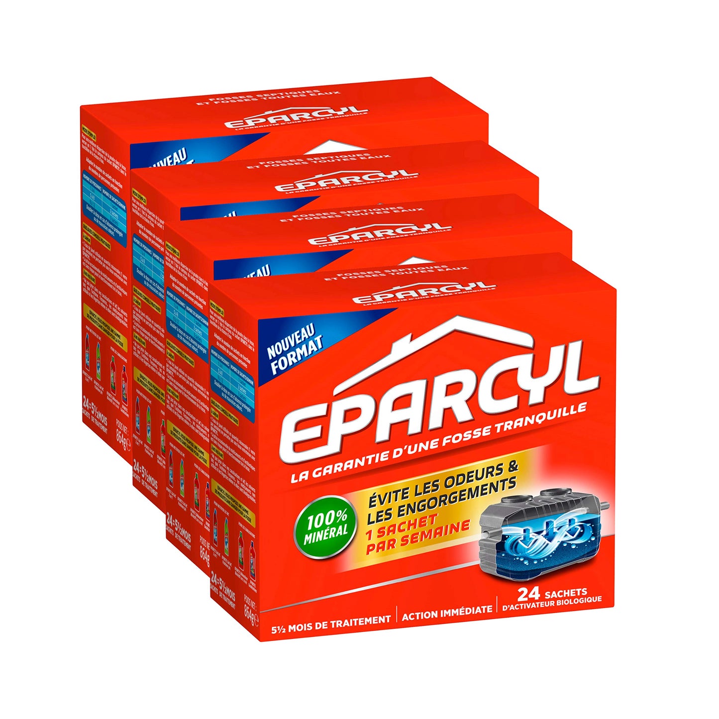 Eparcyl – Activateur Biologique pour Fosses Septiques – Entretien Fosses Septiques