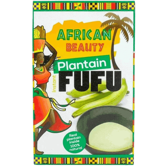 Fufu Bananes Plantain vert (Vrai Foutou) – 600g African Beauty