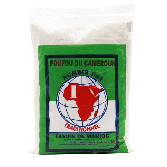 Fufu Farine de Manioc (Vrai Foutou) –  1kg
