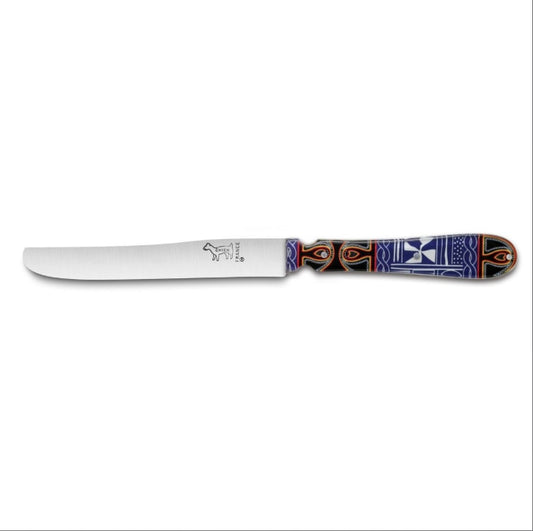 Couteau CHIEN® Manche Impression NDOP Gaoura bleu blanc rouge noir