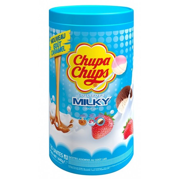 Chupa Chups Milky Lollipops Sac Enfants Sweets - 100