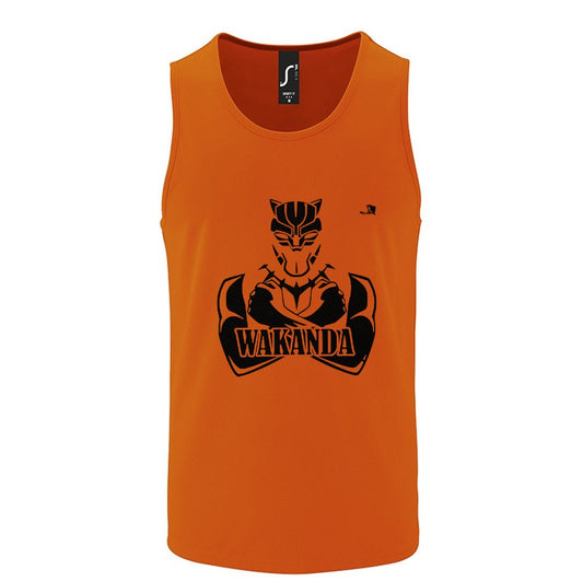 Débardeur Sporty Wakanda Orange