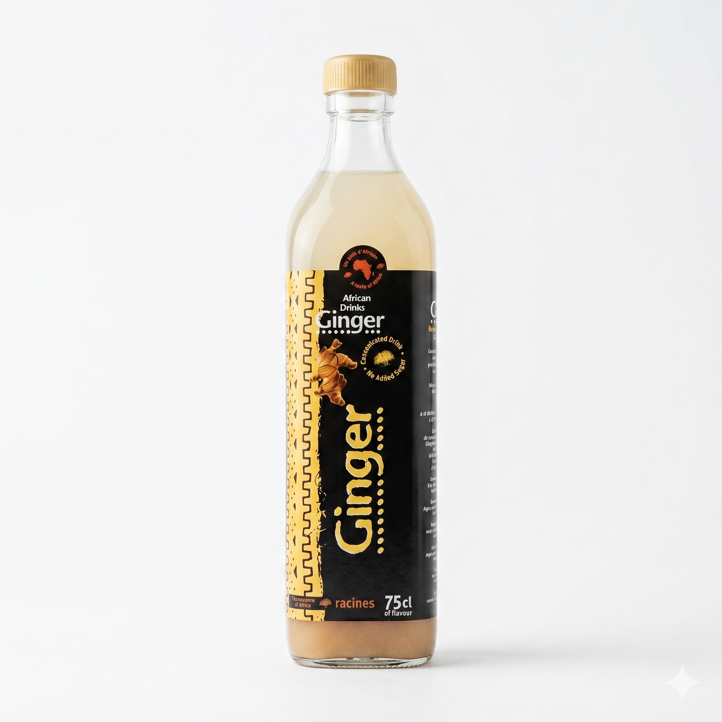 Soda au jus de gingembre 75cl - Racines