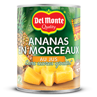 Ananas en morceaux Del Monte