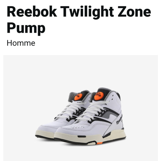 Baskets Pump Reebok Twilight Zone