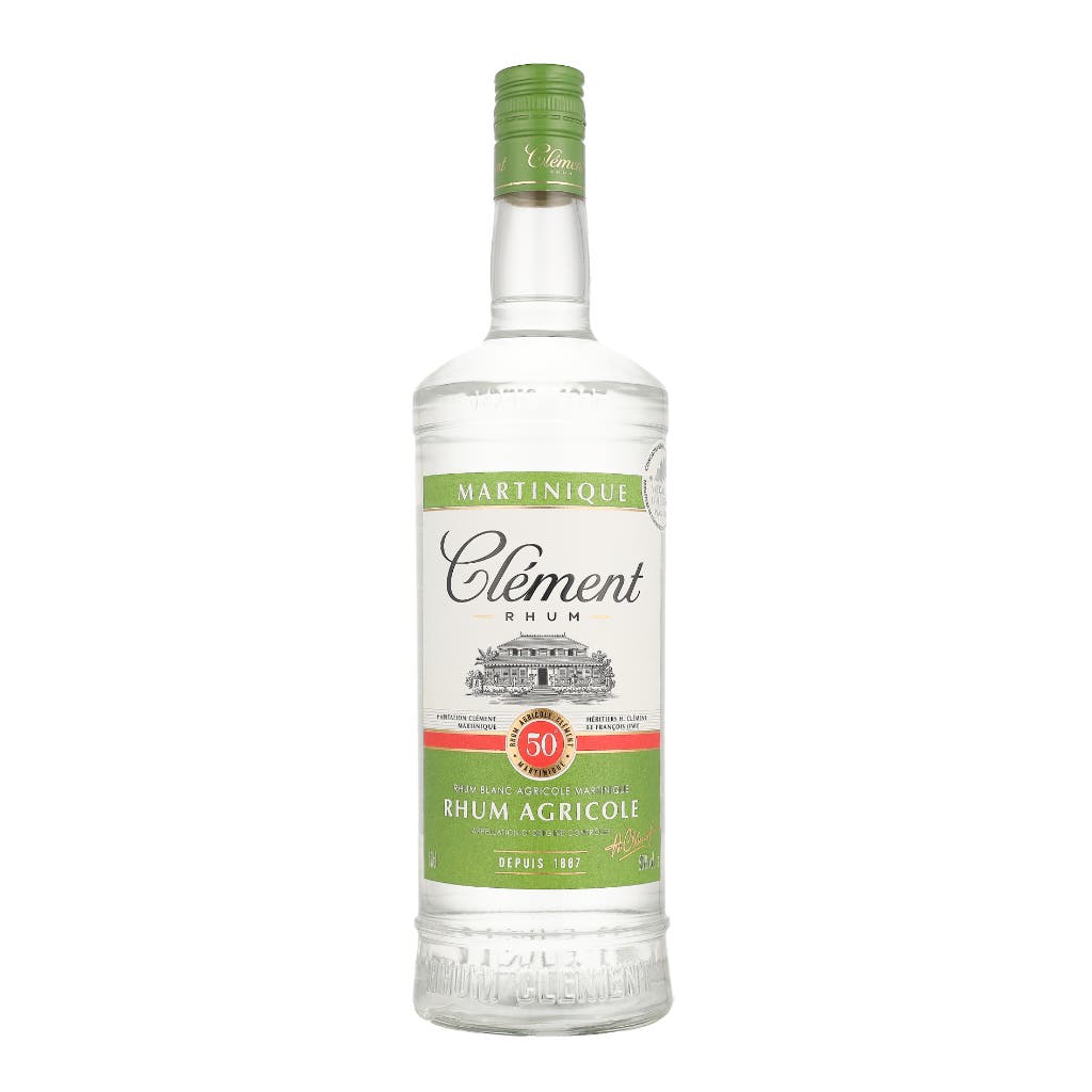 Rhum blanc agricole Clement 50° 1L Martinique