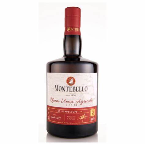 Rhum vieux MONTEBELLO - 70CL - 42°