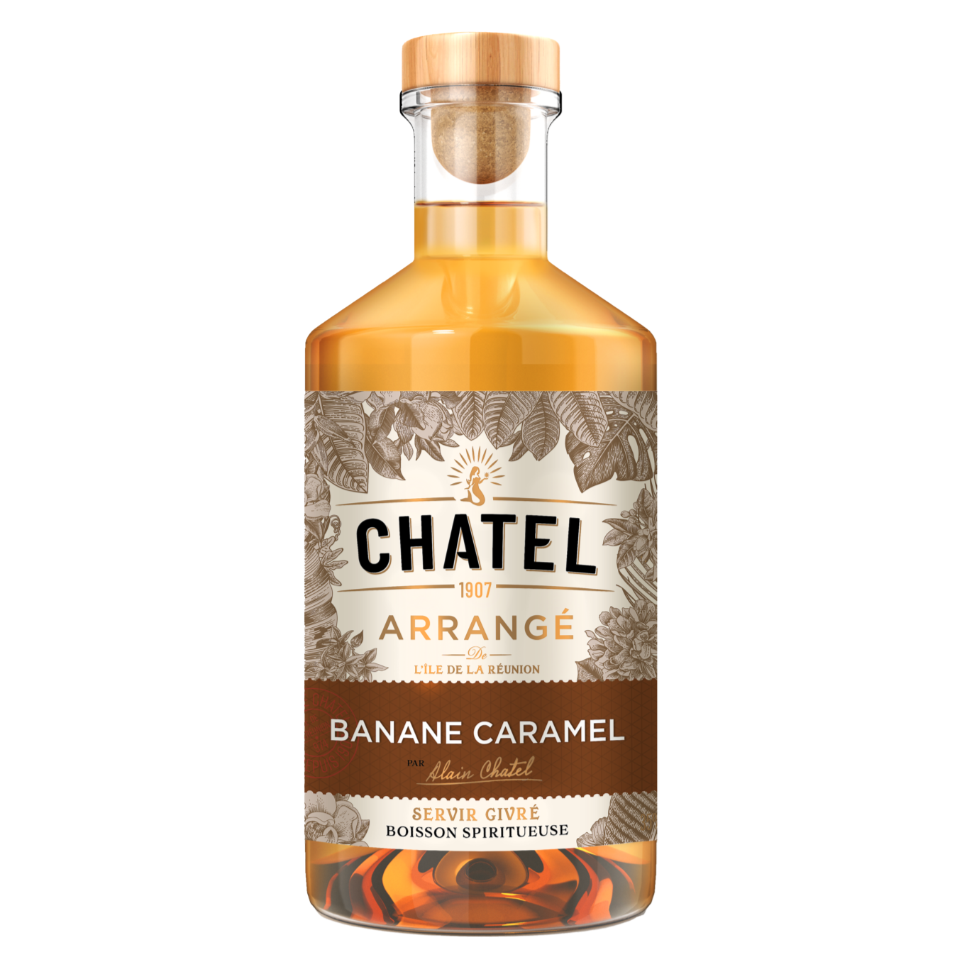 Rhum Arrangés Chatel Banane Caramel 35 ° – 70 cl