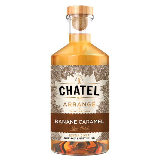 Rhum Arrangés Chatel Banane Caramel 35 ° – 70 cl