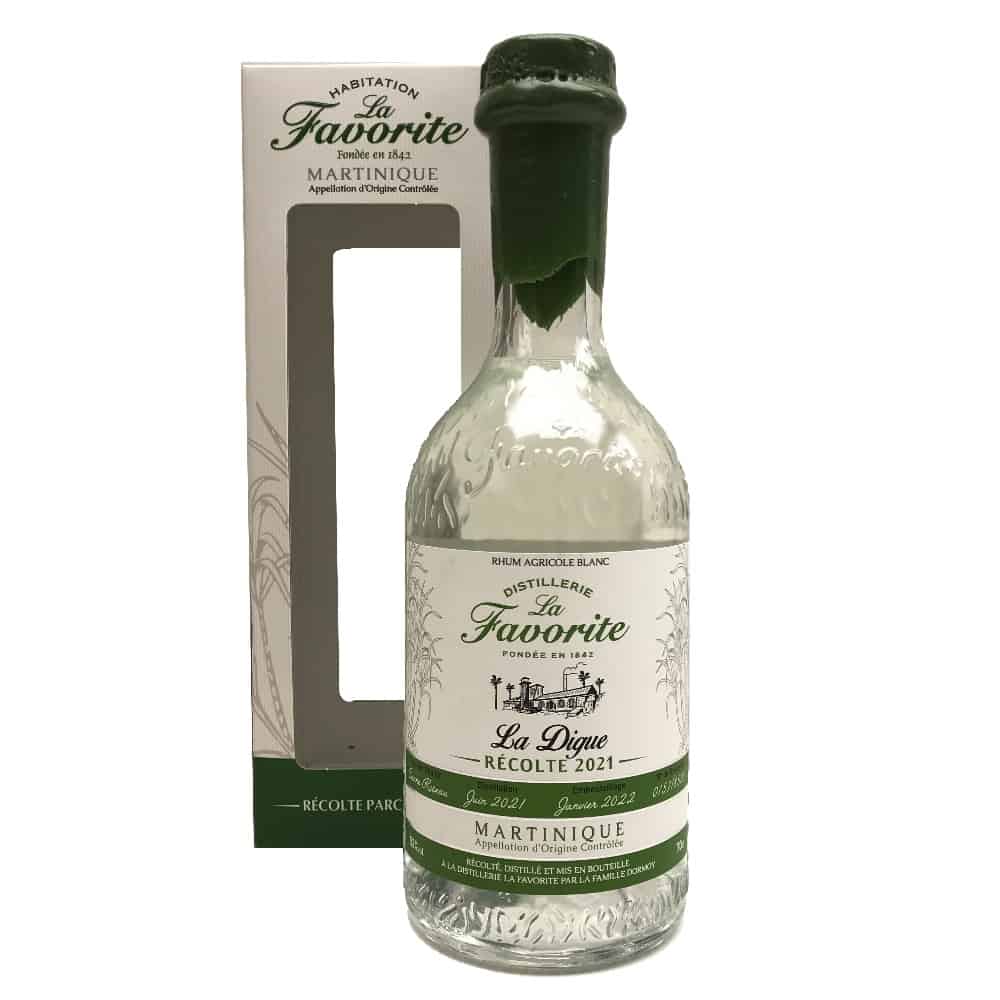 Rhum blanc La Favorite La digue 70cl