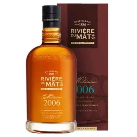 Rhum RIVIÈRE DU MAT- MILLÉSIME 2006 - 70CL - 43°