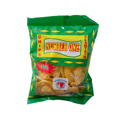 Chips banane plantain Number One 85g