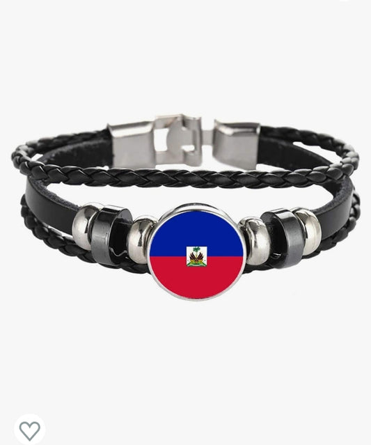 Bracelet Drapeau Haïti Homme/Femme