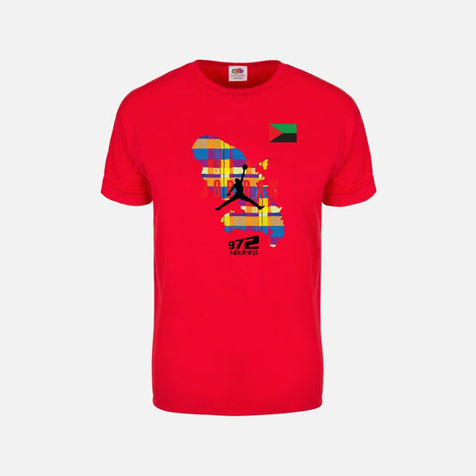 T-shirt basique 972 Jordan Rouge Enfant
