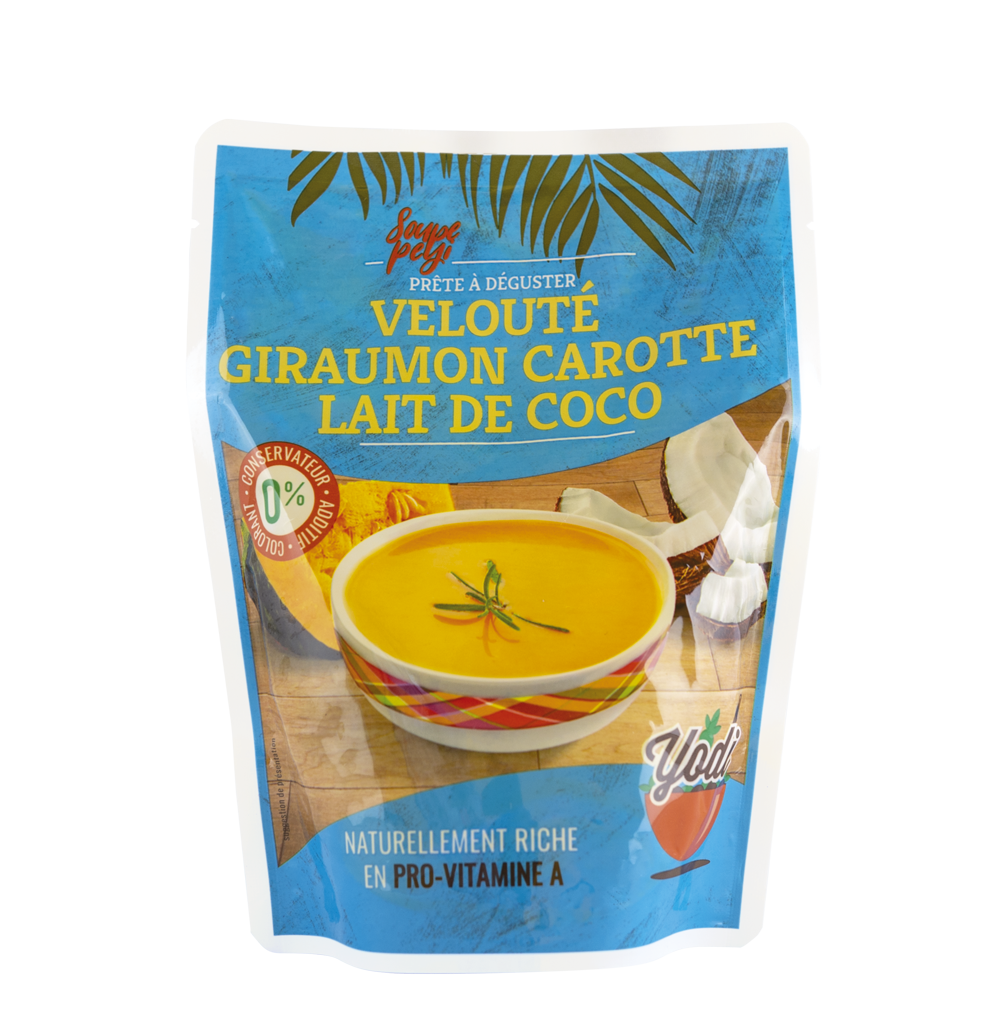 Soupe Velouté Giraumon Carotte Lait de coco - Yodi 300g