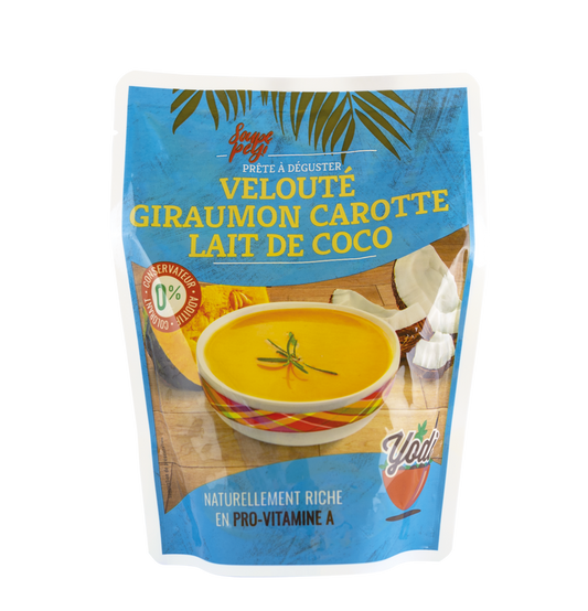 Soupe Velouté Giraumon Carotte Lait de coco - Yodi 300g