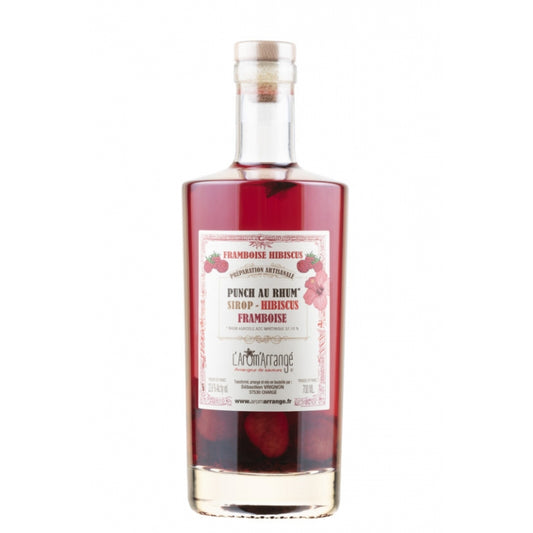 Rhum Arôm'Arrangé Framboise Hibiscus 22,8° 70cl