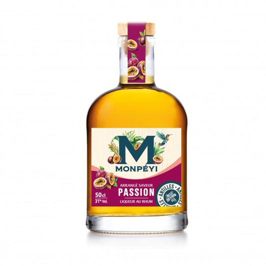 Rhum Arrangé saveur passion 31° 50cl Monpéyi