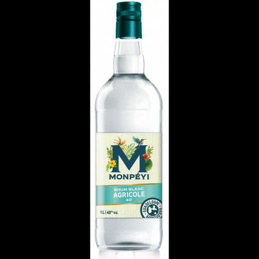 Rhum blanc agricole 40° 1L Monpéyi