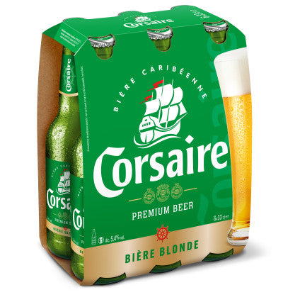 Bière Corsaire 5.4° bouteille pack 33cl x 6