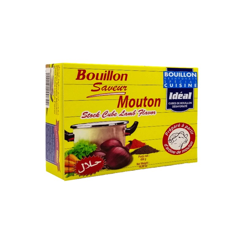 Bouillon de Mouton Halal 24 étui x 48 cubes étuis Idéal