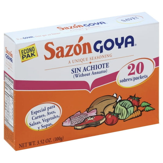 Cube assaisonnement Sin Achiote Goya 3.52oz 100g